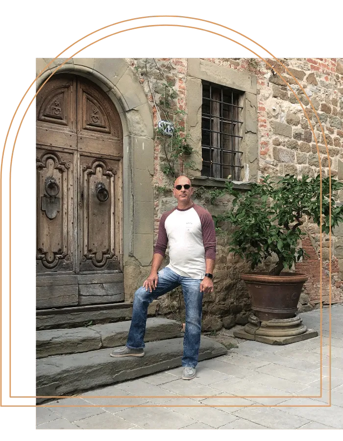 Nick in Tuscany
